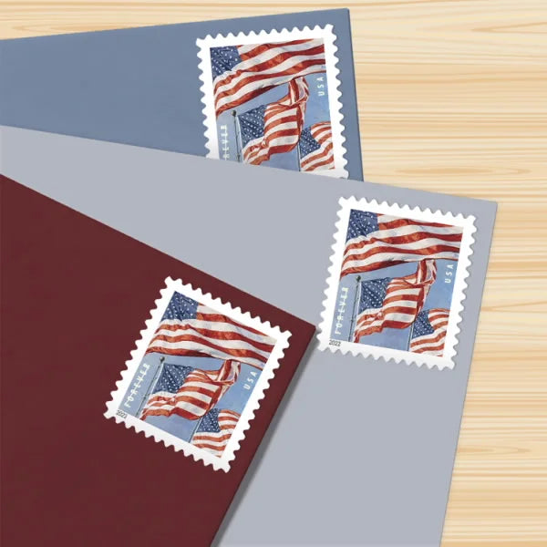 Forever Stamps 2022 U.S. Flag-Patriotic Symbol, First-Class Postage