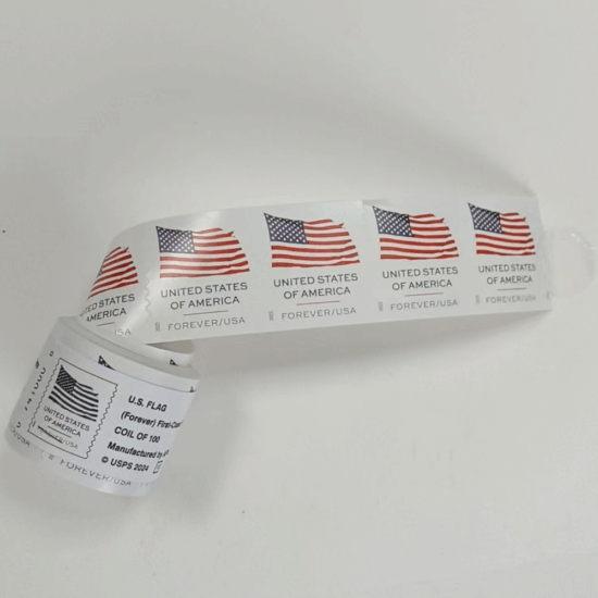 Forever Stamps 2025 U.S. Flag-Patriotic Symbol, First-Class Postage