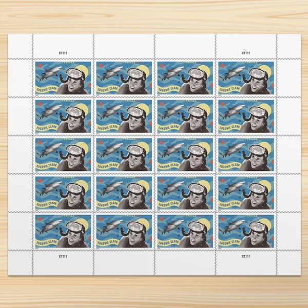 Forever Stamps 2022 Eugenie Clark-Commemorative Issue, First-Class Postage