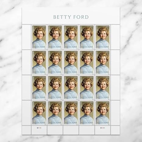Forever Stamps 2024 Betty Ford-Commemorative Issue, First-Class Postage