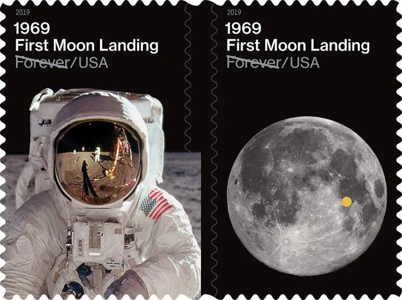 Forever Stamps 2019 First Moon Landing-Space Exploration, First-Class Postage