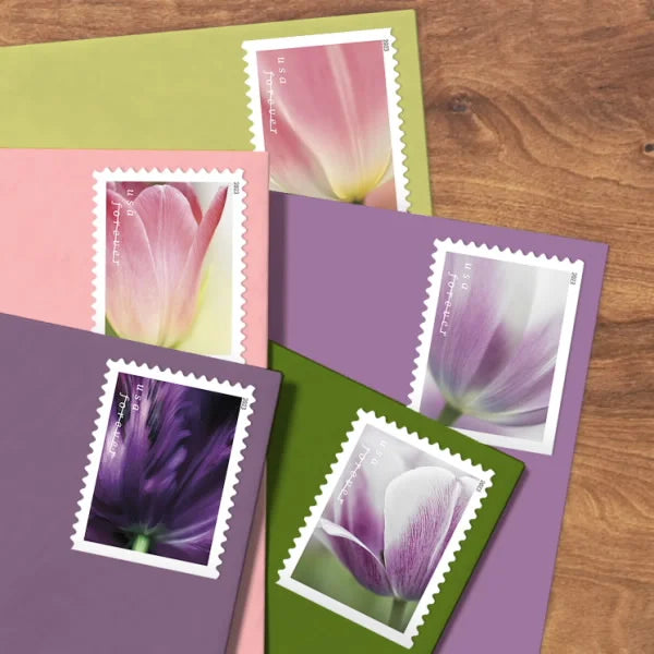 Forever Stamps 2023 Tulip Blossoms-Nature Series, First-Class Postage