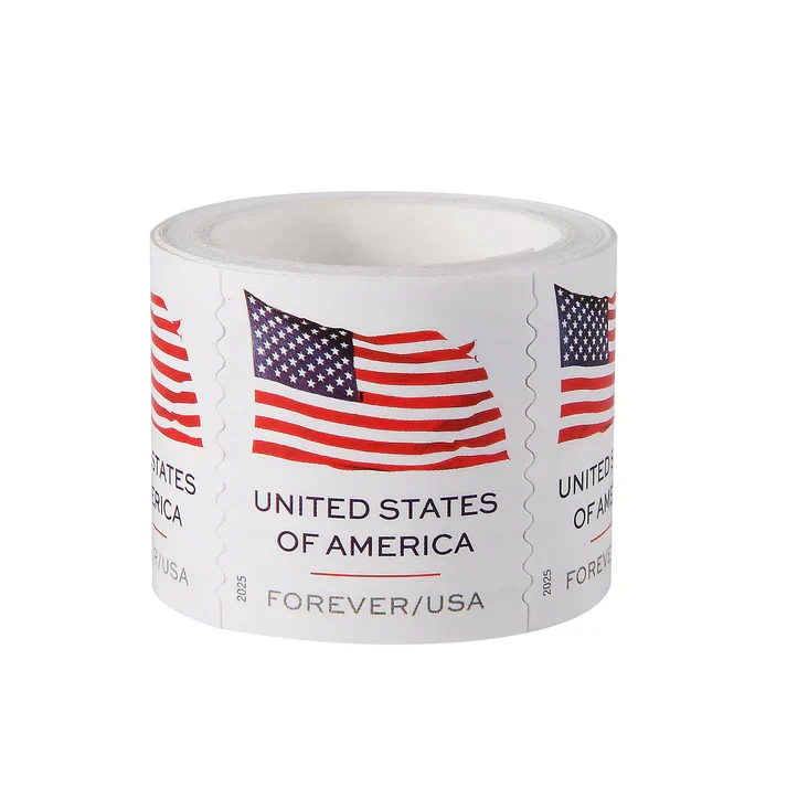 Forever Stamps 2025 U.S. Flag-Patriotic Symbol, First-Class Postage