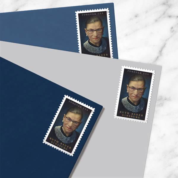 Forever Stamps 2023 Ruth Bader Ginsburg-Tribute Collection, First-Class Postage