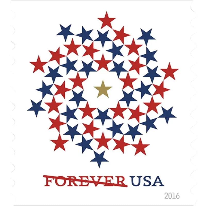 Forever Stamps 2016 Patriotic Spiral-National Pride, First-Class Postage