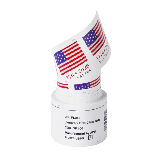 Forever Stamps 2026 U.S. Flag – 250th Anniversary, First-Class Postage