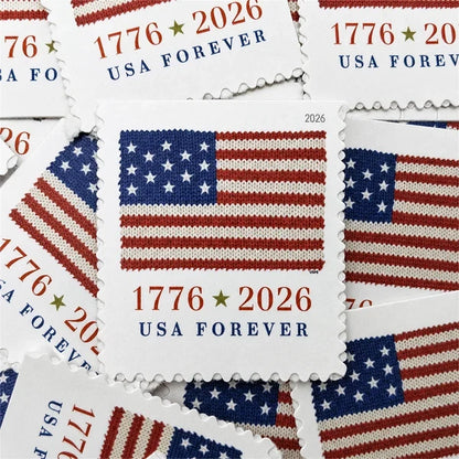 Forever Stamps 2026 U.S. Flag – 250th Anniversary, First-Class Postage