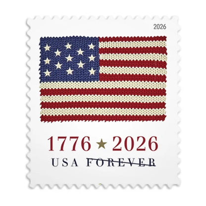 Forever Stamps 2026 U.S. Flag – 250th Anniversary, First-Class Postage