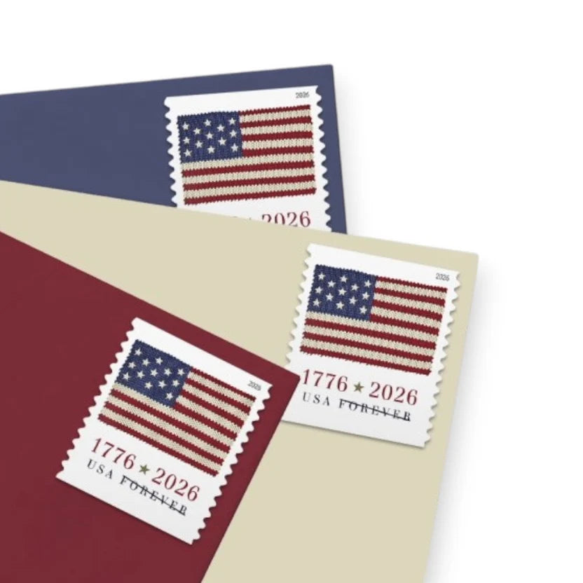 Forever Stamps 2026 U.S. Flag – 250th Anniversary, First-Class Postage