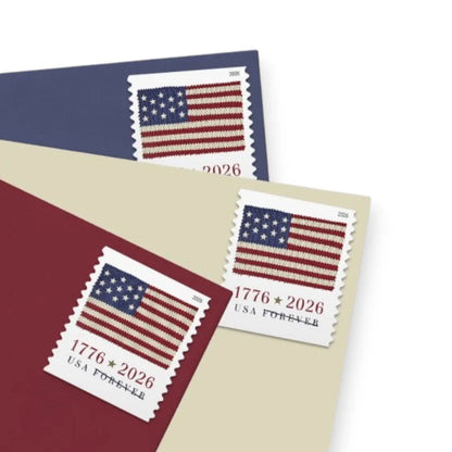 Forever Stamps 2026 U.S. Flag – 250th Anniversary, First-Class Postage