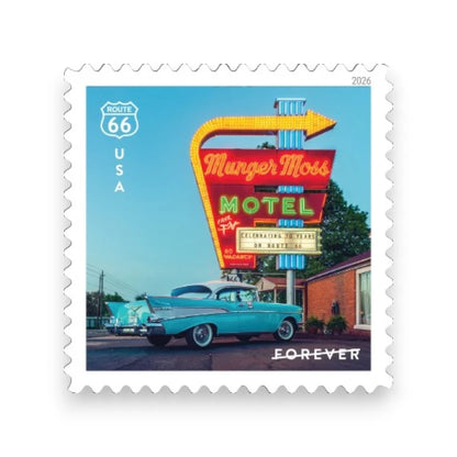 Forever Stamps 2026 Route 66 – Centennial Commemorative, First-Class Postage