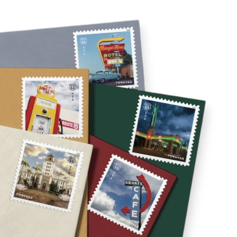 Forever Stamps 2026 Route 66 – Centennial Commemorative, First-Class Postage
