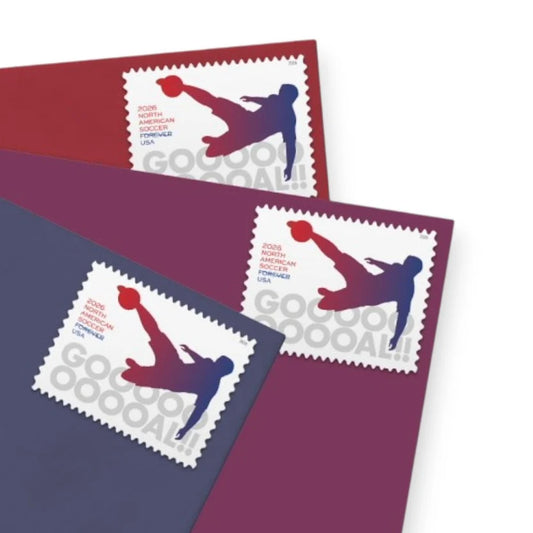 Forever Stamps 2026 North American Soccer – Sports Theme, First-Class Postage