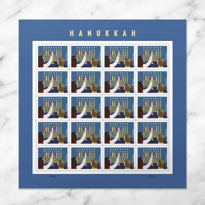 Forever Stamps 2020 Hanukkah-Festival Greeting, First-Class Postage