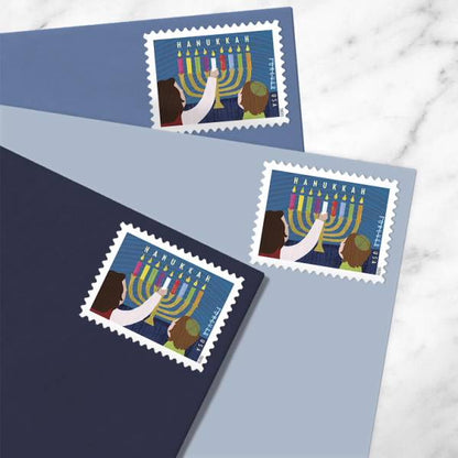 Forever Stamps 2020 Hanukkah-Festival Greeting, First-Class Postage