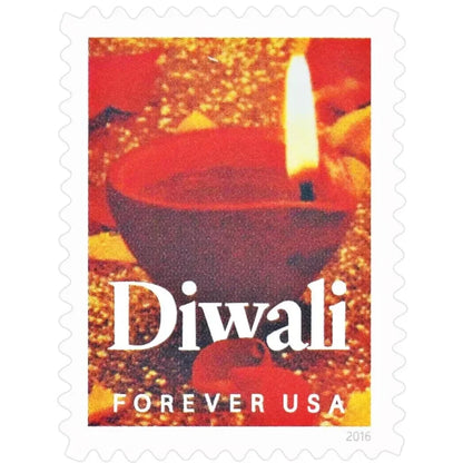 Forever Stamps 2016 Diwali-Festival Greeting, Holiday Celebration, First-Class Postage