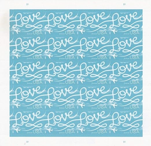 Forever Stamps 2017 Love Skywriting-Love Series, First-Class Postage