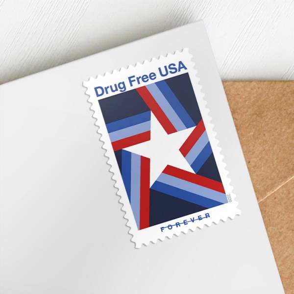 Forever Stamps 2020 Drug Free USA-Awareness, First-Class Postage