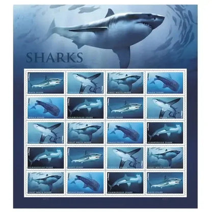 Forever Stamps 2017 Sharks-Marine Wildlife Series, First-Class Postage