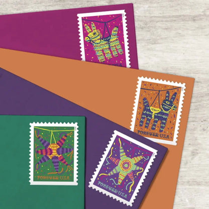 Forever Stamps 2023 Pi?atas-Festive Celebration, First-Class Postage