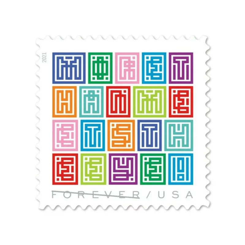 Forever Stamps 2021 Mystery Message-Fun Greeting Design, First-Class Postage