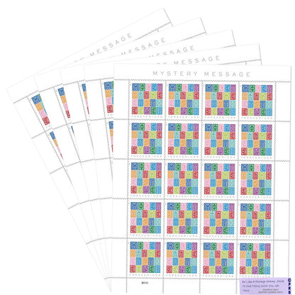 Forever Stamps 2021 Mystery Message-Fun Greeting Design, First-Class Postage