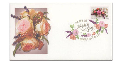 Two-Ounce Stamps 2020 Garden Corsage-Wedding Mail, First-Class Rate