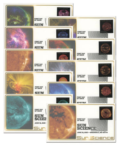 Forever Stamps 2021 Sun Science-Educational Nature Series, First-Class Postage