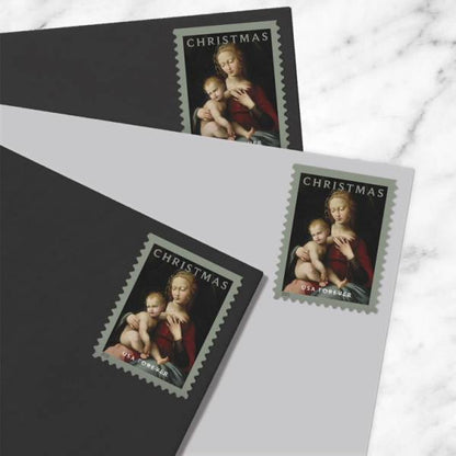 Forever Stamps 2022 Virgin and Child-Holiday Celebration, First-Class Postage