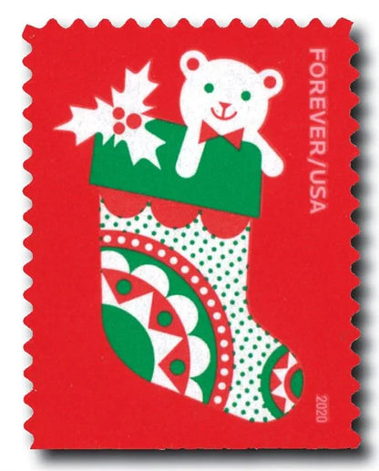 Forever Stamps 2020 Holiday Delights-Seasonal Celebration, First-Class Postage
