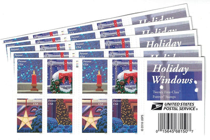 Forever Stamps 2016 Holiday Windows-Festive Season, First-Class Postage