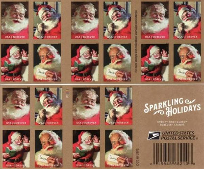 Forever Stamps 2018 Sparkling Holidays-Holiday, First-Class Postage