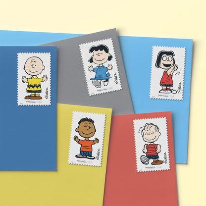 Forever Stamps 2022 Charles M. Schulz-Peanuts Cartoon Characters, First-Class Postage