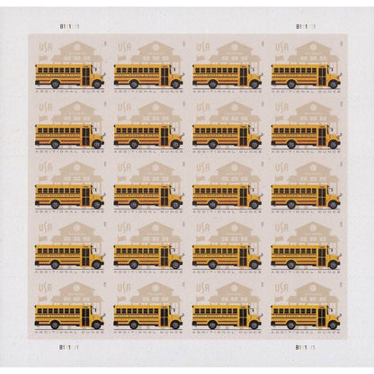 Additional Ounce Stamps 2023 School Bus, First-Class Rate