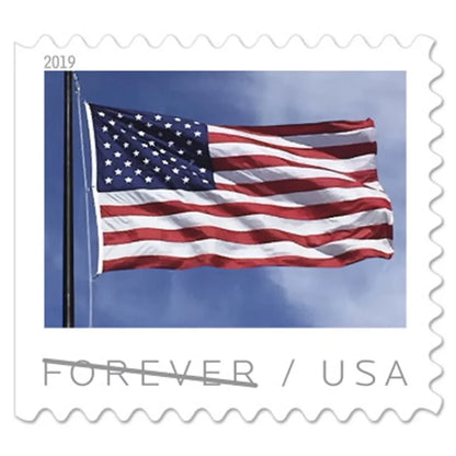 Forever Stamps 2019 U.S. Flag-Patriotic Symbol, First-Class Postage