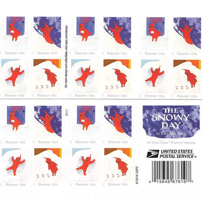 Forever Stamps 2017 The Snowy Day-Winter Wonderland, First-Class Postage