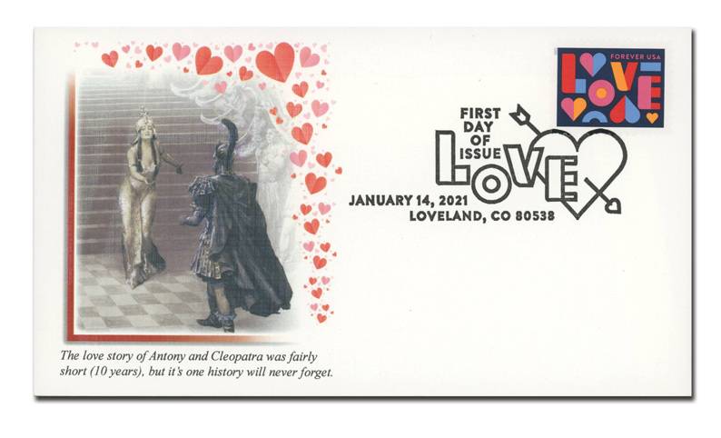 Forever Stamps 2021 Love-Love & Celebration, First-Class Postage