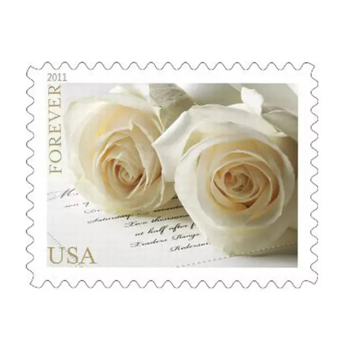 Forever Stamps 2011 Wedding Roses-Wedding Mail, First-Class Postage