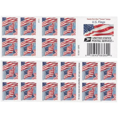 Forever Stamps 2022 U.S. Flag-Patriotic Symbol, First-Class Postage
