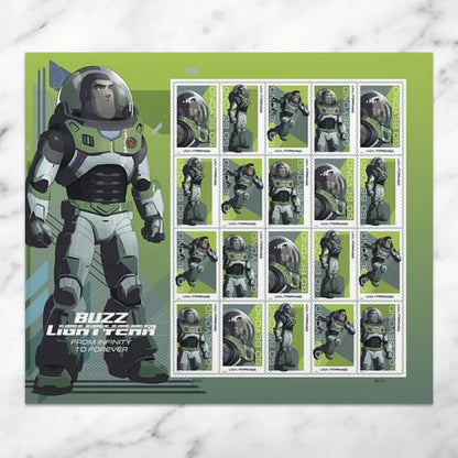 Forever Stamps 2022 Go Beyond: Buzz Lightyear-Pop Culture Series, First-Class Postage