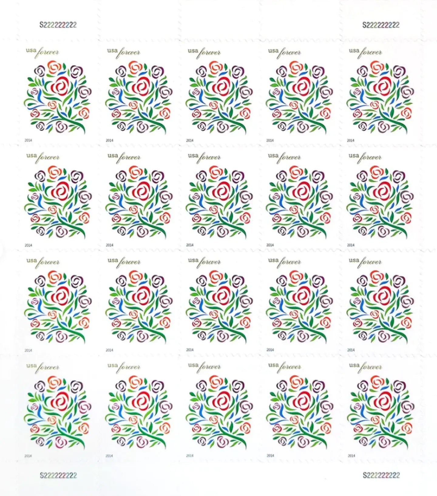 Forever Stamps 2014 Where Dreams Blossom-Wedding Invitation, First-Class Postage