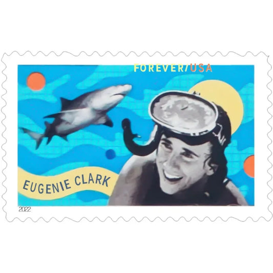 Forever Stamps 2022 Eugenie Clark-Commemorative Issue, First-Class Postage
