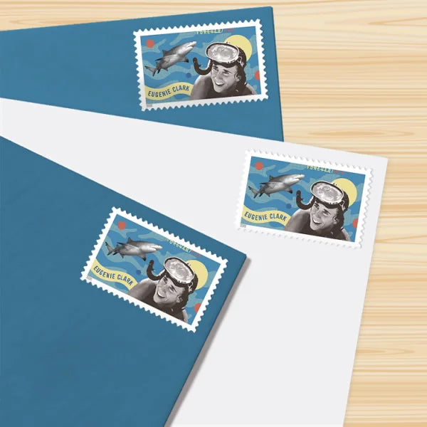 Forever Stamps 2022 Eugenie Clark-Commemorative Issue, First-Class Postage