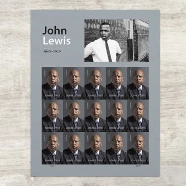 Forever Stamps 2023 John Lewis-Black Heritage, First-Class Postage