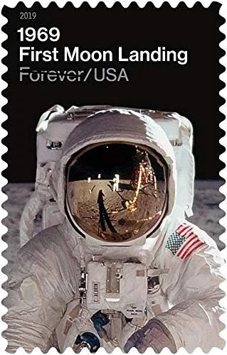 Forever Stamps 2019 First Moon Landing-Space Exploration, First-Class Postage