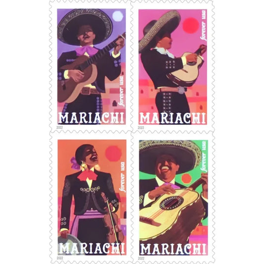Forever Stamps 2021 Mariachi-Music and Cultural Heritage, First-Class Postage