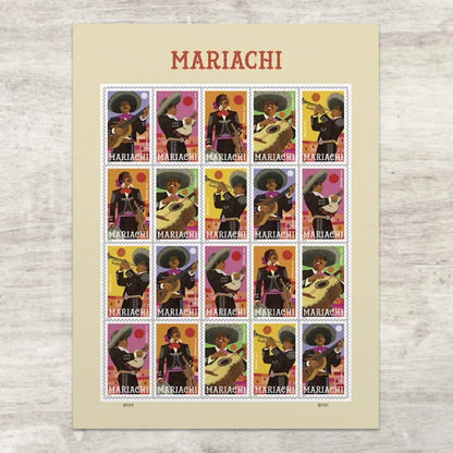 Forever Stamps 2021 Mariachi-Music and Cultural Heritage, First-Class Postage