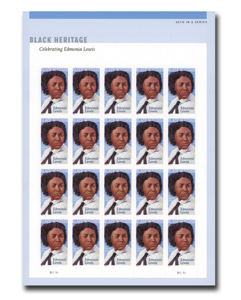 Forever Stamps 2022 Edmonia Lewis-Black Heritage Series, Commemorative Issue, First-Class Postage