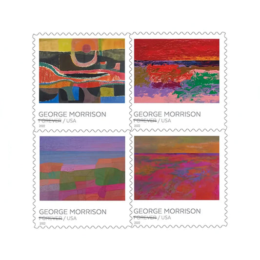 Forever Stamps 2022 George Morrison-Cultural Heritage Art Collection, First-Class Postage