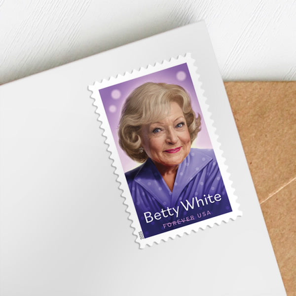 Forever Stamps 2025 Betty White-Commemorative Issue, First-Class Postage